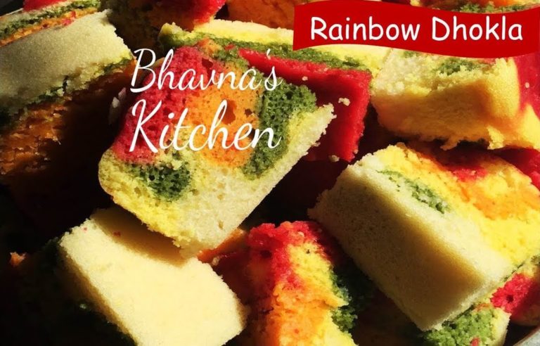 Rainbow Dhokla