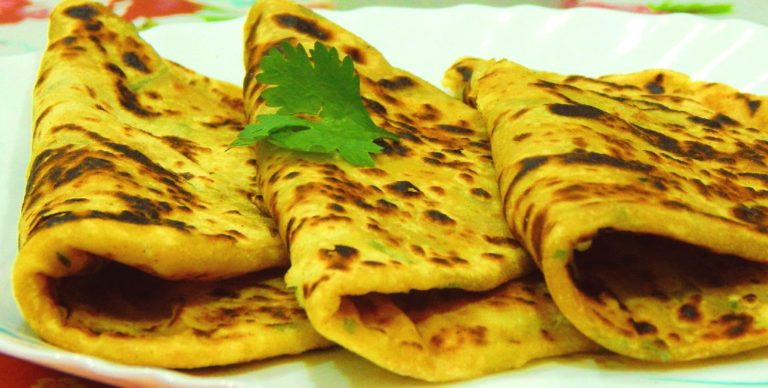 Quick Aloo Paratha (No Stuff)