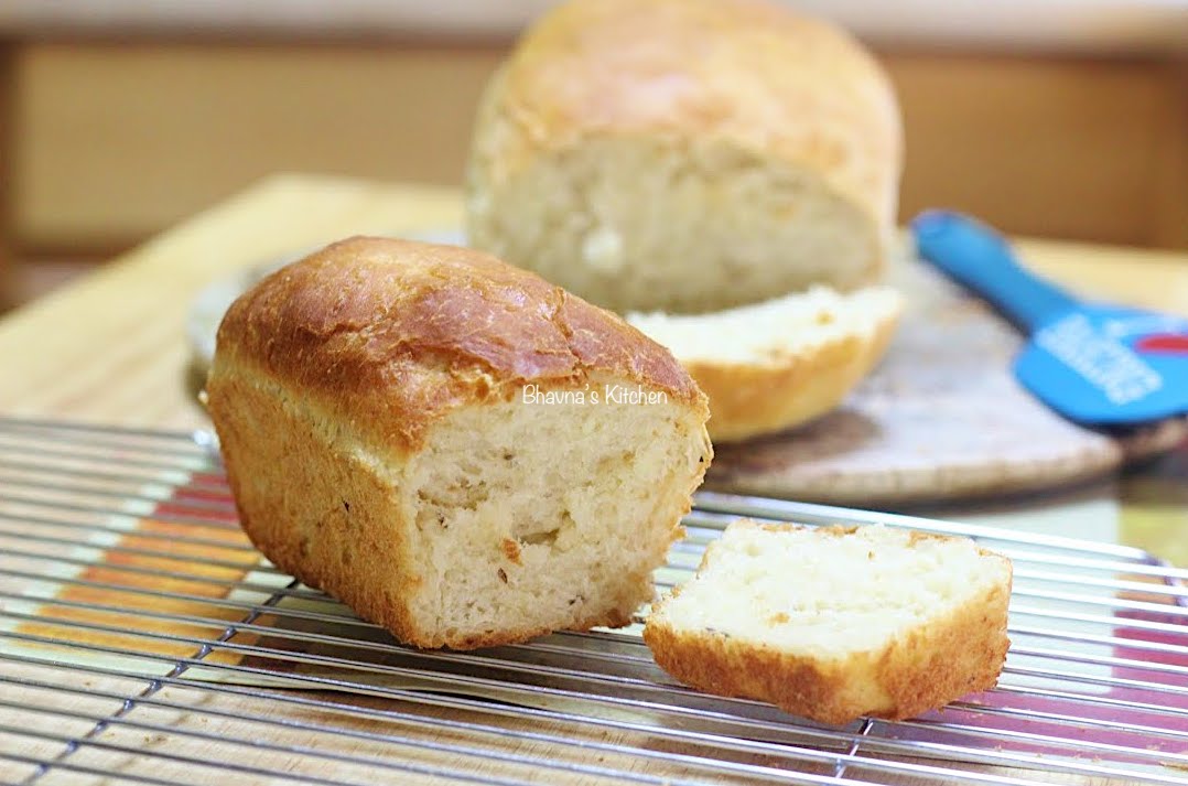 No Oven Butter Bread Loaf | Pressure Cooker Baking
