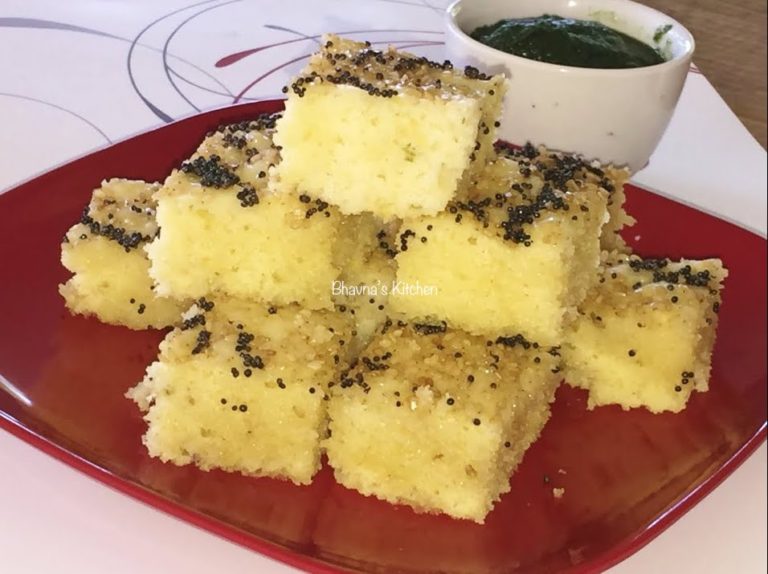 Instant Rava Dhokla