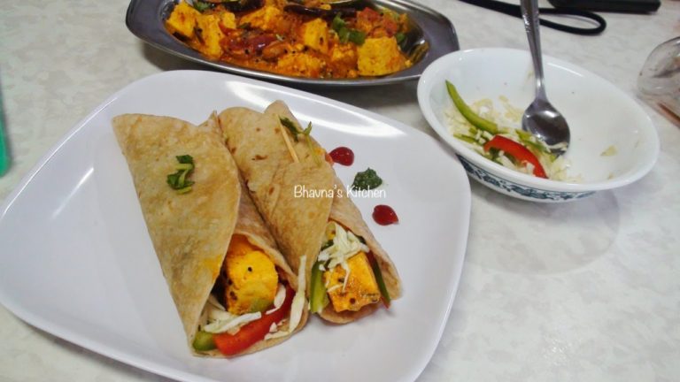 Vegetable Frankie or Bombay Burrito | Kati Rolls