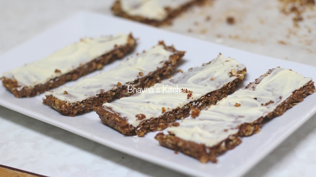 Homemade No-Bake Crunchy Granola Bar Video Recipe | Bhavna’s Kitchen