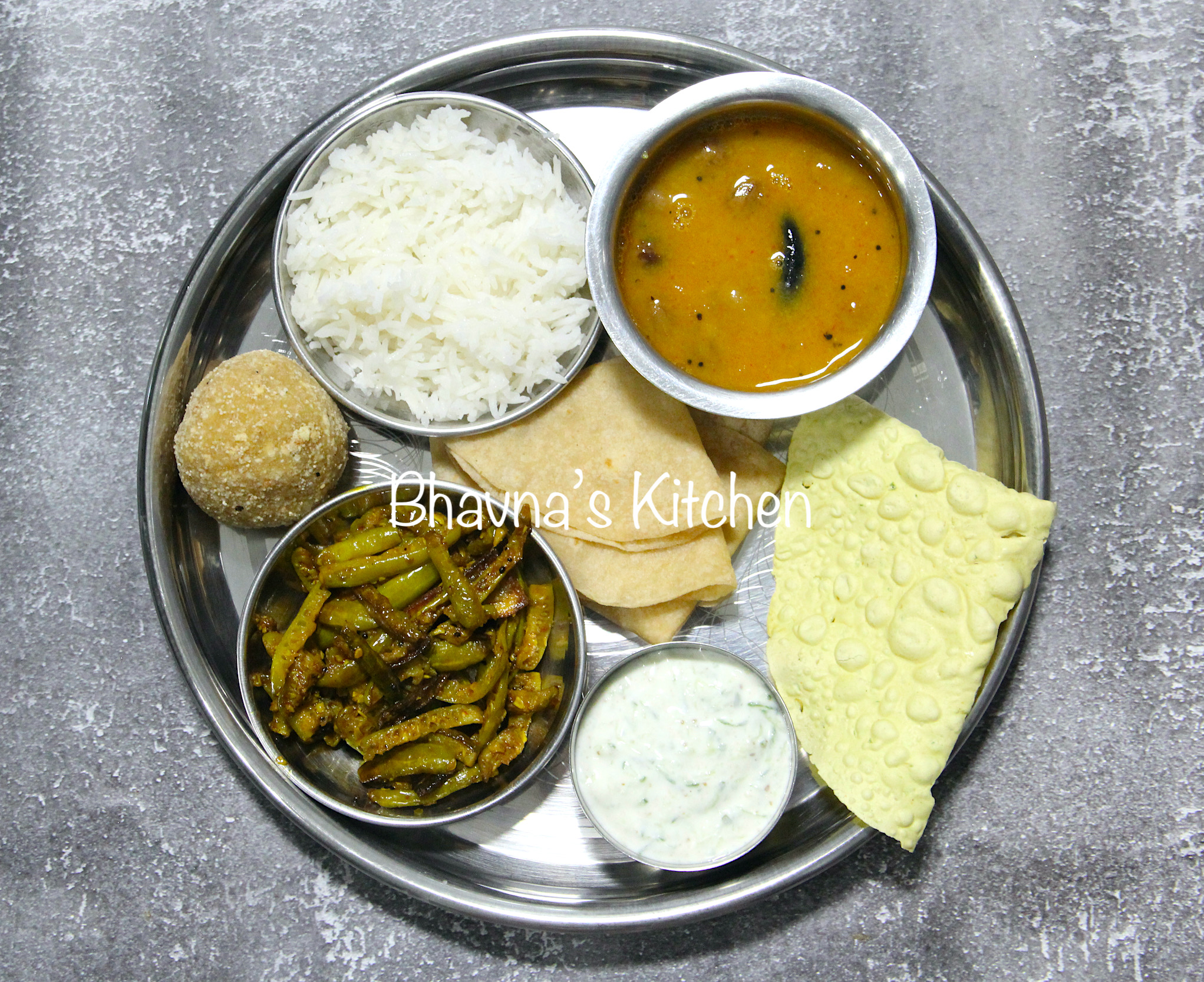 Gujarati Thali Meal Planning