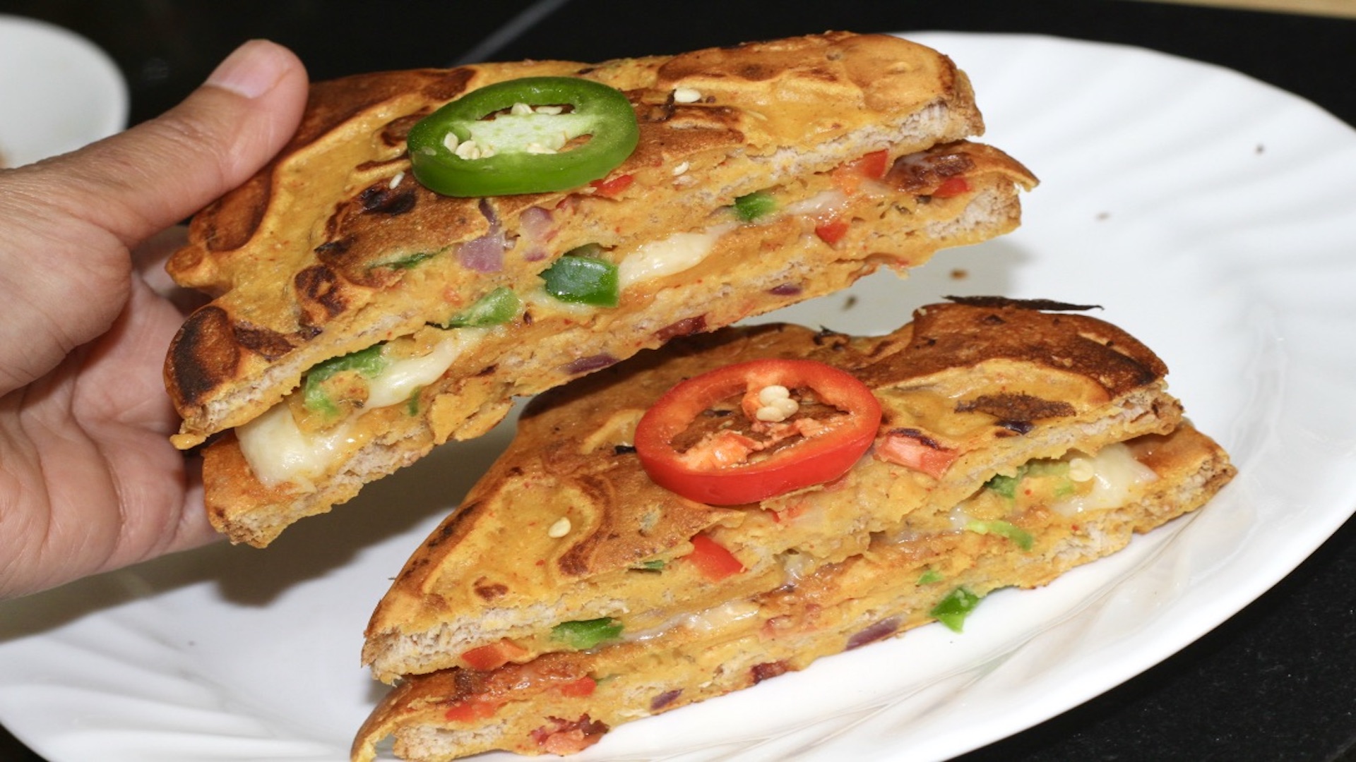 Besan Toast Cheese Sandwich Video Recipe | Bhavna’s Kitchen