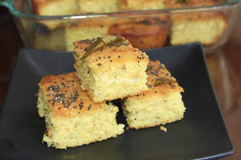 Handvo II – Mix Veg. Steamed Cake