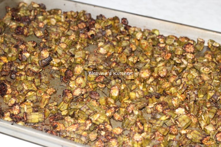 Oven Baked Okra – Bhindi Sabzi