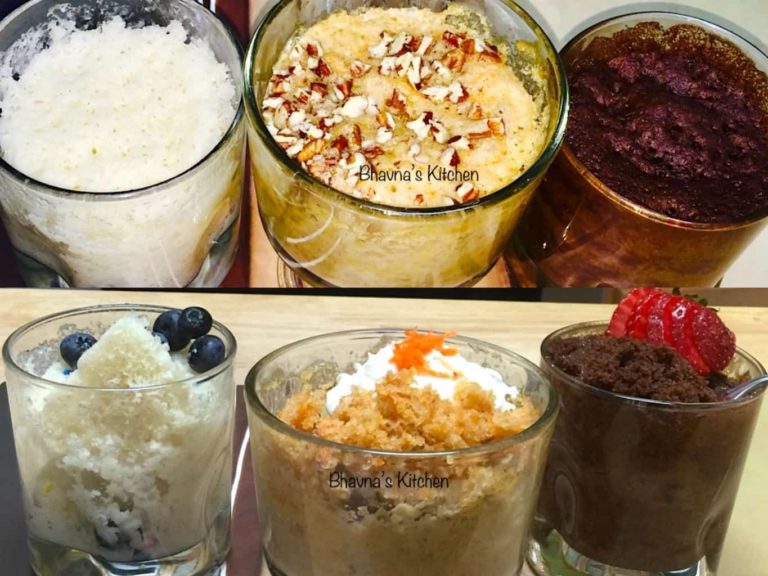 Cake in Microwave without Eggs – Mug cakes