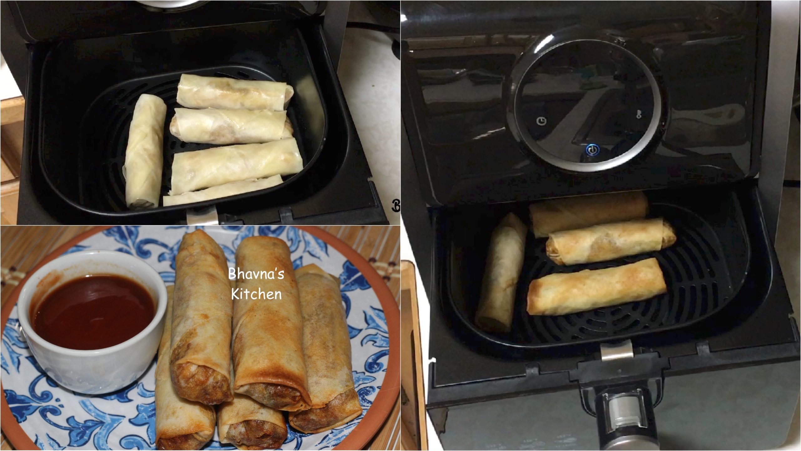 How about use Air Fryer to make Spring Rolls?