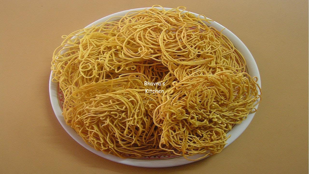 Plain Besan Sev – Fried Chickpea flour Noodles