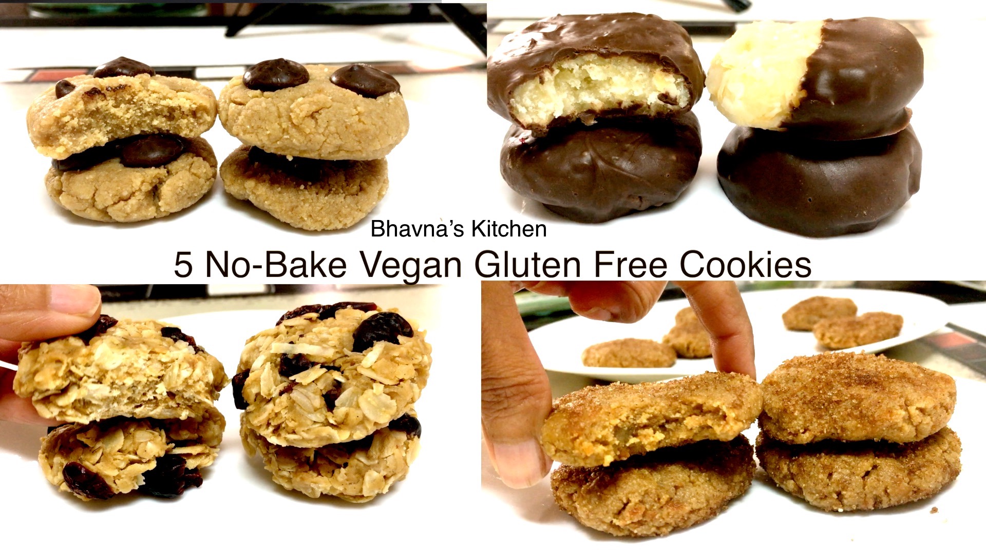 No-bake Vegan Gluten-free Cookies