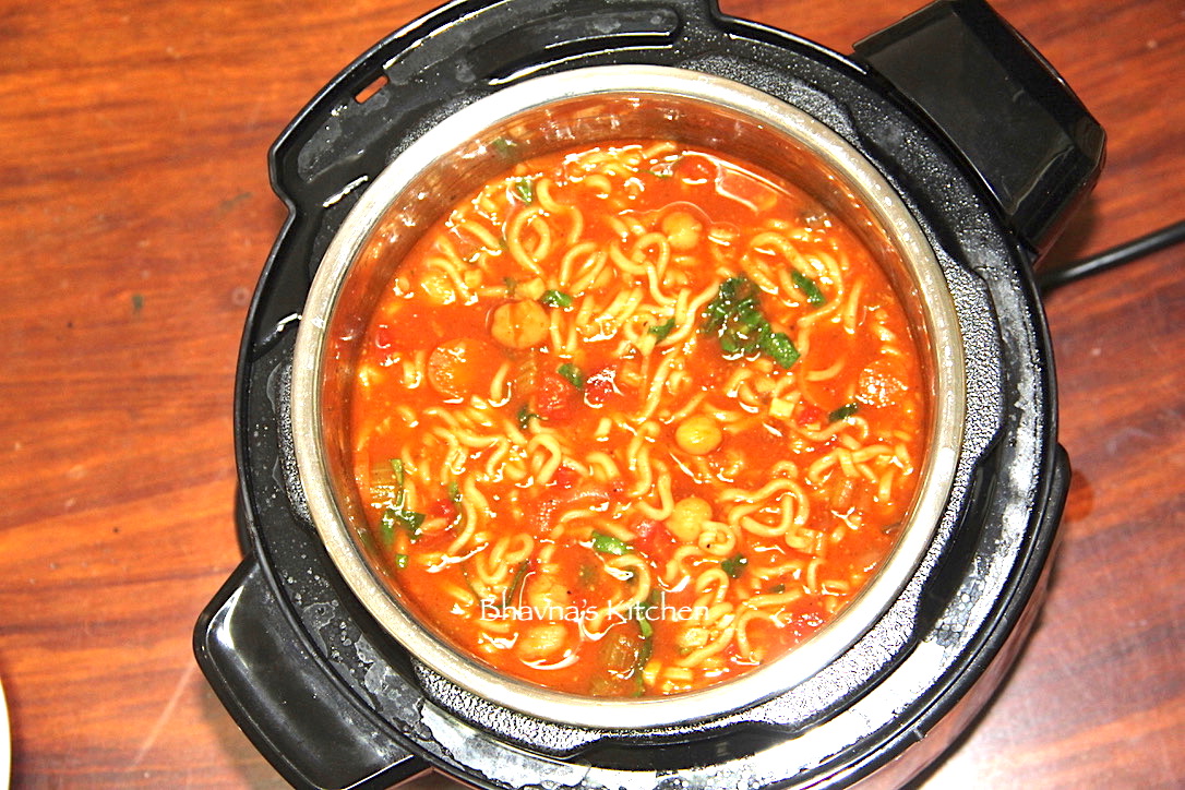 Chickpea Noodles Soup