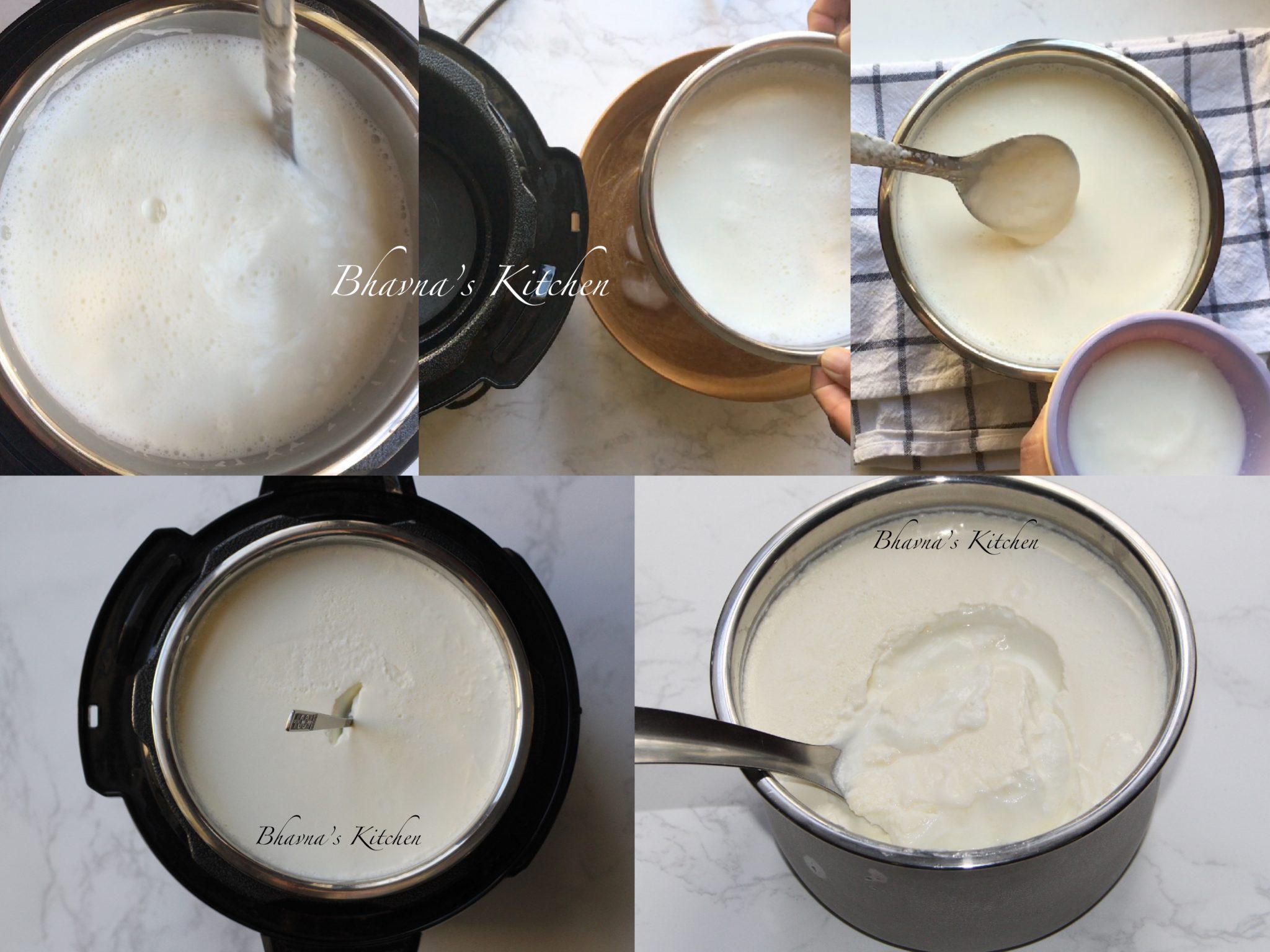 Making Yogurt in Electric Pressure Cooker
