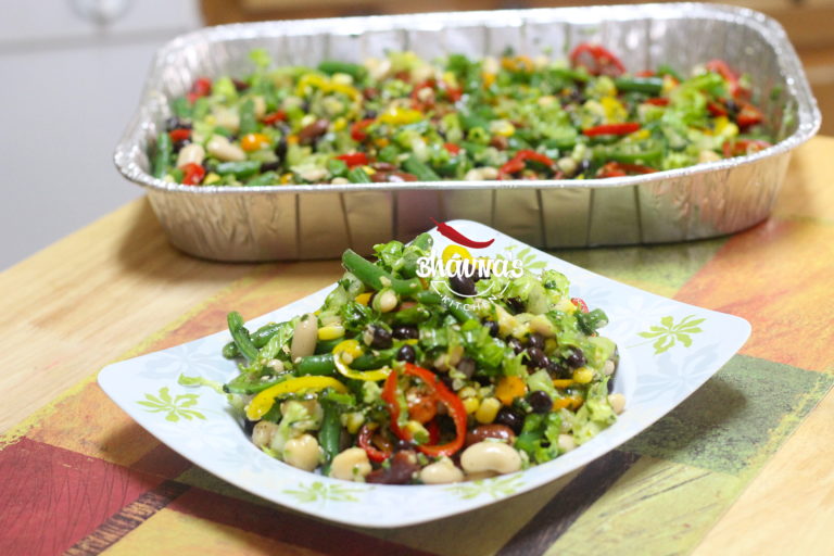 Rainbow Beans Salad