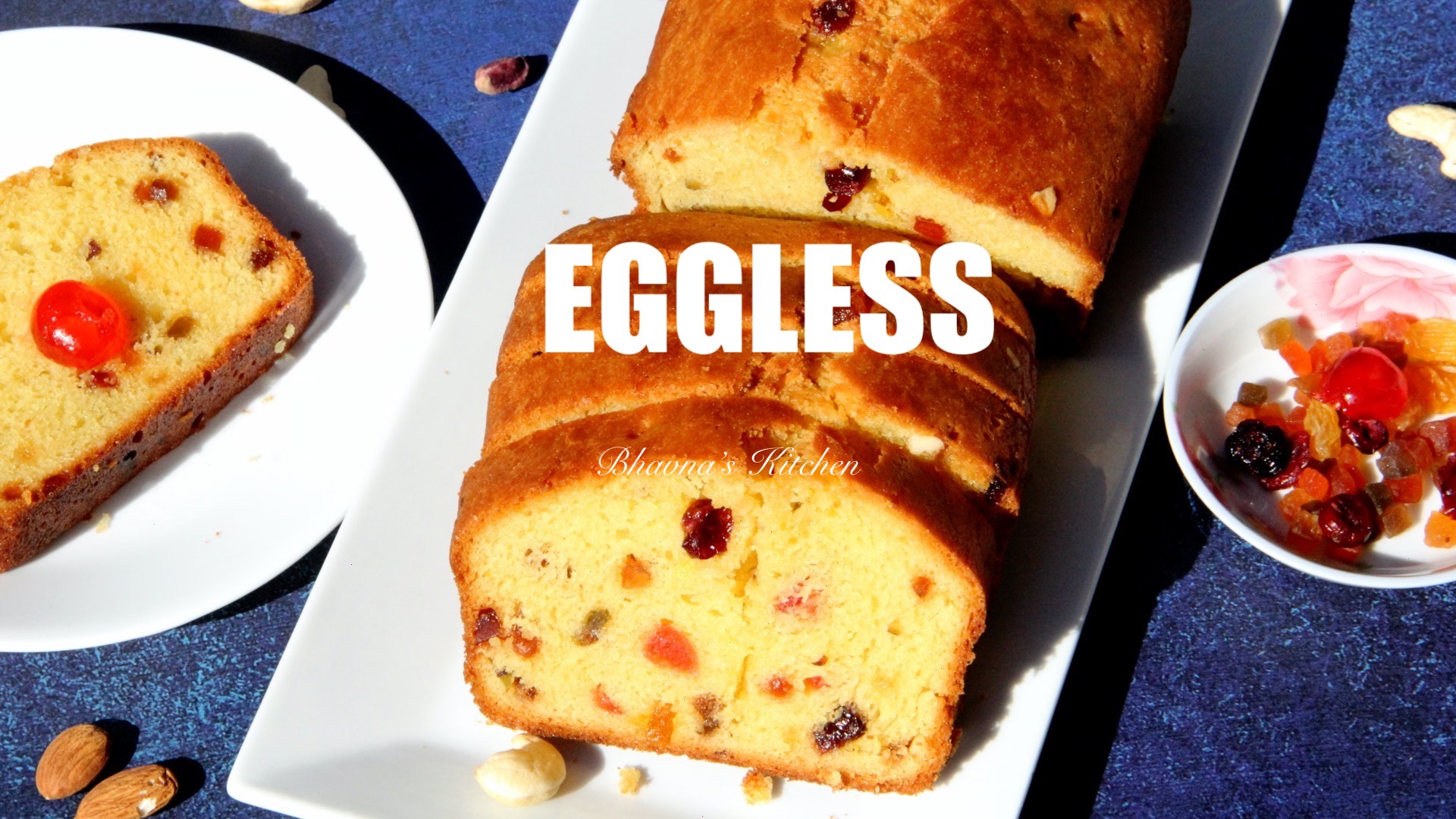 Eggless Tutti Fruity Cake Super Moist Festive Fruit & Nut Cake