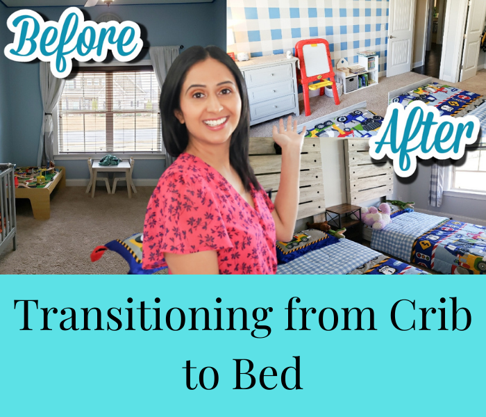 Shared Boys Bedroom Makeover – Transitioning Toddlers from Cribs to Beds